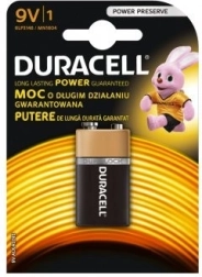 Alkalická baterie 9V Duracell