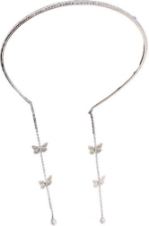 Dekorativní čelenka s motivem motýlů