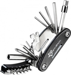 Multifunkční nářadí na kolo ROCKBROS 16 v 1 – černé