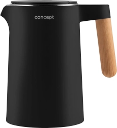 Rychlovarná konvice 1,5 l s dvojitou stěnou a regulací teploty CONCEPT RK3301