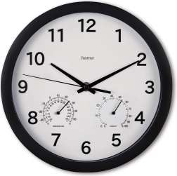 Nástěnné hodiny Malta 25 cm černé