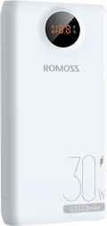 Powerbanka Romoss 20000 mAh 30 W bílá
