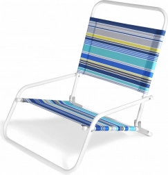 Skládací plážové křeslo s nízkým sedem Vilde