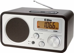 radio kormoran fm/lw s usb, hnědé dřevo