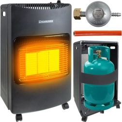 Plynový ohřívač na láhev KAMINER, 4 200 W, 3 stupně výkonu
