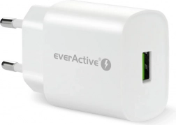 Bílá USB nabíječka 18W QC3.0