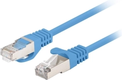 Patchcord Cat.6 FTP 1 m – sada 10 ks, modrý