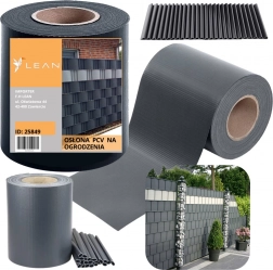 Grafitová plotová páska s UV ochranou a 20 klipů