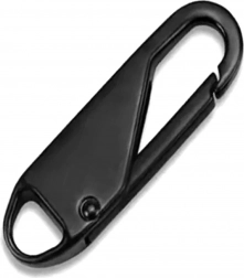 Uchyt na jezdec zipu z plastu černý