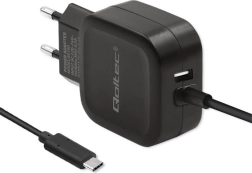Qoltec nabíječka 17W s USB a USB typ C