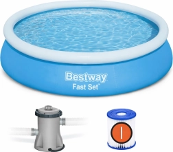 Samostavěcí bazén Bestway Fast Set 366 × 76 cm s filtračním čerpadlem