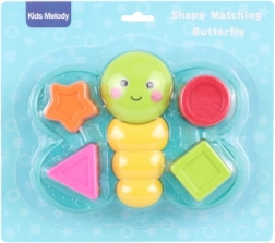 Vkládací motýl – plastová hračka pro děti 18m+