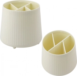 Multifunkční organizér na kosmetiku a kancelářské potřeby béžový