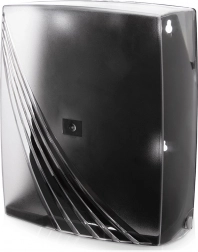 Dávkovač papírových ručníků ZZ, průhledný, 26,5 × 10,5 × 31 cm