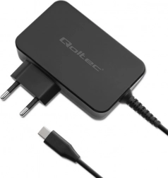 Qoltec gan power pro USB‑C nabíječka 90 W černá