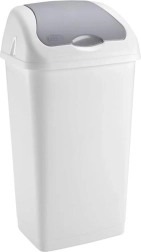Plastový odpadkový koš HEIDRUN 60 l se samouzavíracím víkem