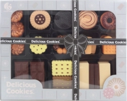 Dětská sada plastového jídla – oplatky, sušenky, čokoláda a vafle