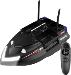Flytec V802 návnadová loď s baterií 12000 mAh (černá)