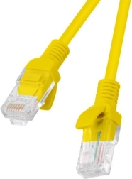 Patchcord LANBERG 0,25m Žlutý 10-pack