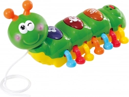 Hudební housenka piano 21 cm