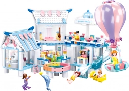 Plovoucí vila s bazénem