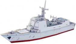 Robotime 3D puzzle torpédoborec Typ 052C barevný