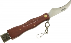 Skládací houbařský nůž se štětečkem