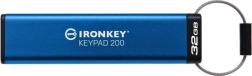 usb flash disk 32 gb ironkey keypad 200 fips 140-3 level 3 aes-256