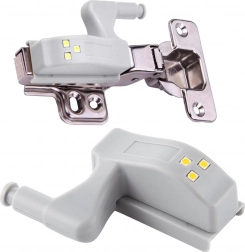 Světlo na pant skříně se 3 LED diodami