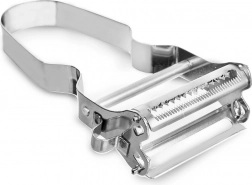 Nerezová dvojitá škrabka na zeleninu a ovoce 11,5 cm