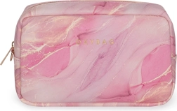 Kosmetická taška EMILY mramorová růžová (20 × 13 × 5 cm)