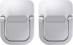 Univerzální hliníkové podložky pod notebook, stříbrné