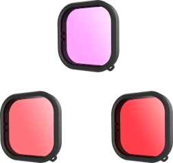 sada vodotěsných filtrů telesin pro gopro hero 9/10/11/12