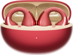 Bezdrátová sluchátka qcy crossky clip c30s červená