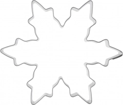 Kovové vykrajovátko sněhová vločka 10 cm