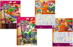 ARTLOVER třpytivý nalepovací obrázek koníci 20 × 29 cm