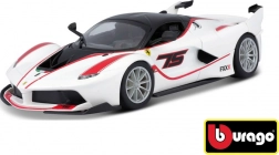Bburago Ferrari Racing FXX K bílý model 1:24