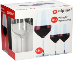Sklenice na červené víno Alpina 530 ml (6 ks)