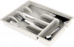Vklad do zásuvky na příbory šedý 36 × 25,5 cm