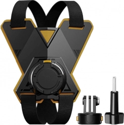 PULUZ magnetický držák na motocyklovou přilbu pro sportovní kamery (včetně ACE PRO 2, OSMO ACTION 5 PRO)