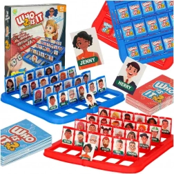 Hádací rodinná hra Znáš kdo to je? – dvojice tabulek a karet