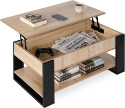 Konferenční stolek se zvedací deskou ModernHome v dekoru dub sonoma
