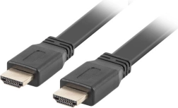 Černý plochý HDMI kabel v2.0 5 m
