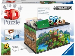 Ravensburger 3D puzzle MINECRAFT úložná truhla (108 dílků)