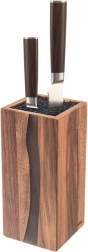 Dřevěný blok na nože River z akáciového dřeva s univerzálním vláknem