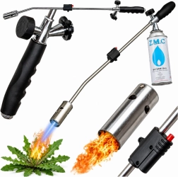 Plynový hořák na plevel s dlouhou trubicí 80 cm na kartuši