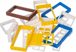 L-W Toys kreativní sada barevných oken a dveří