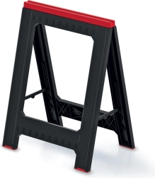 Skládací stavební kozy TITAN STAND, sada 2 ks, černé