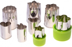 Sada 8 vykrajovátek na ovoce a zeleninu