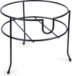 Kovový stojan na nápojový dávkovač s kohoutkem, černý, 23 cm